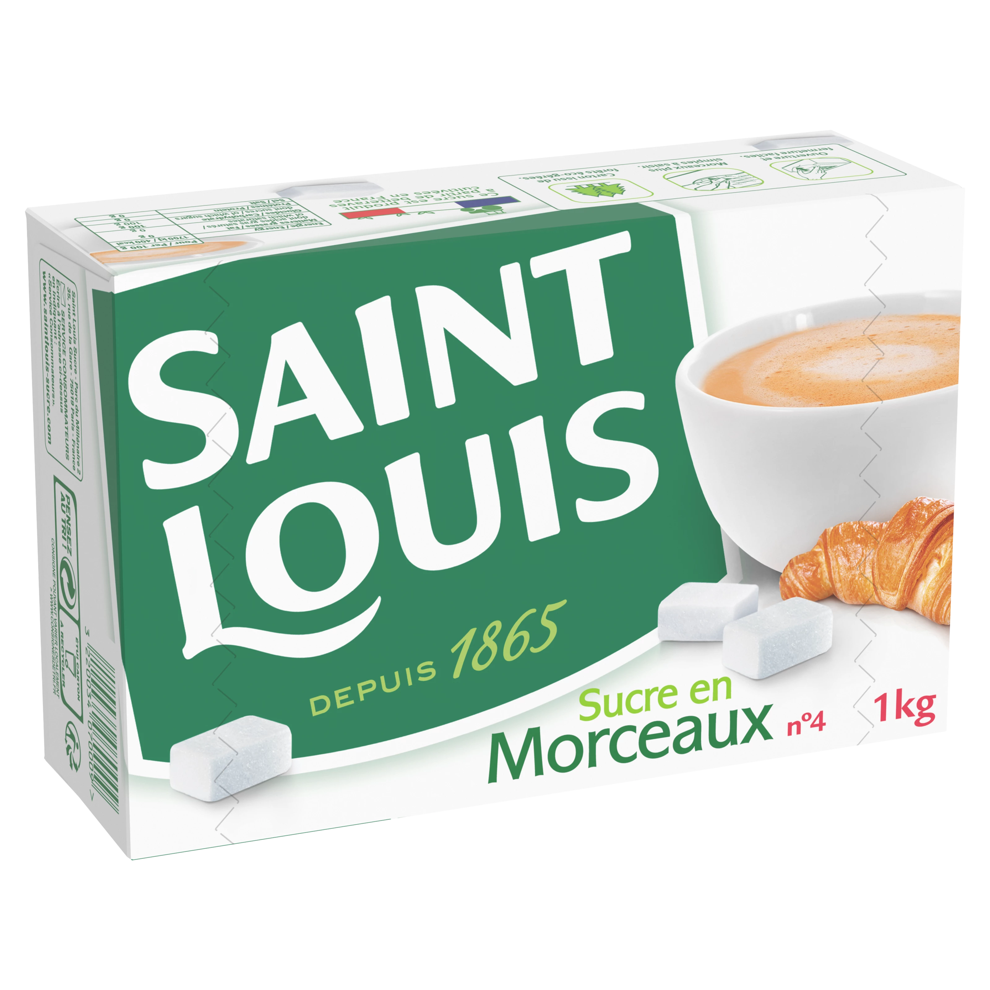 Pezzi di zucchero N4 St Louis 1 Kg - SAINT LOUIS