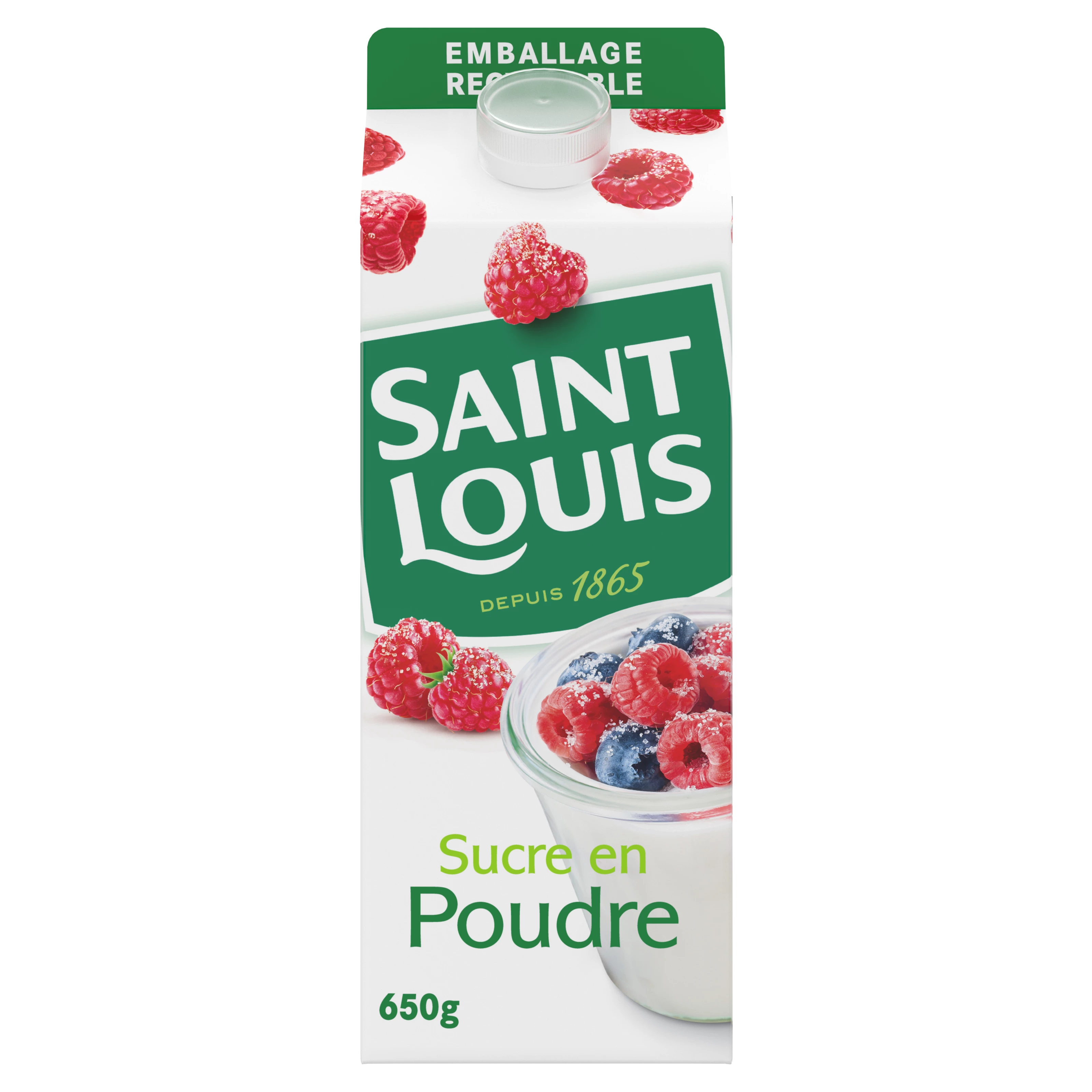 Sucre Poudre Pack 650g - SAINT LOUIS