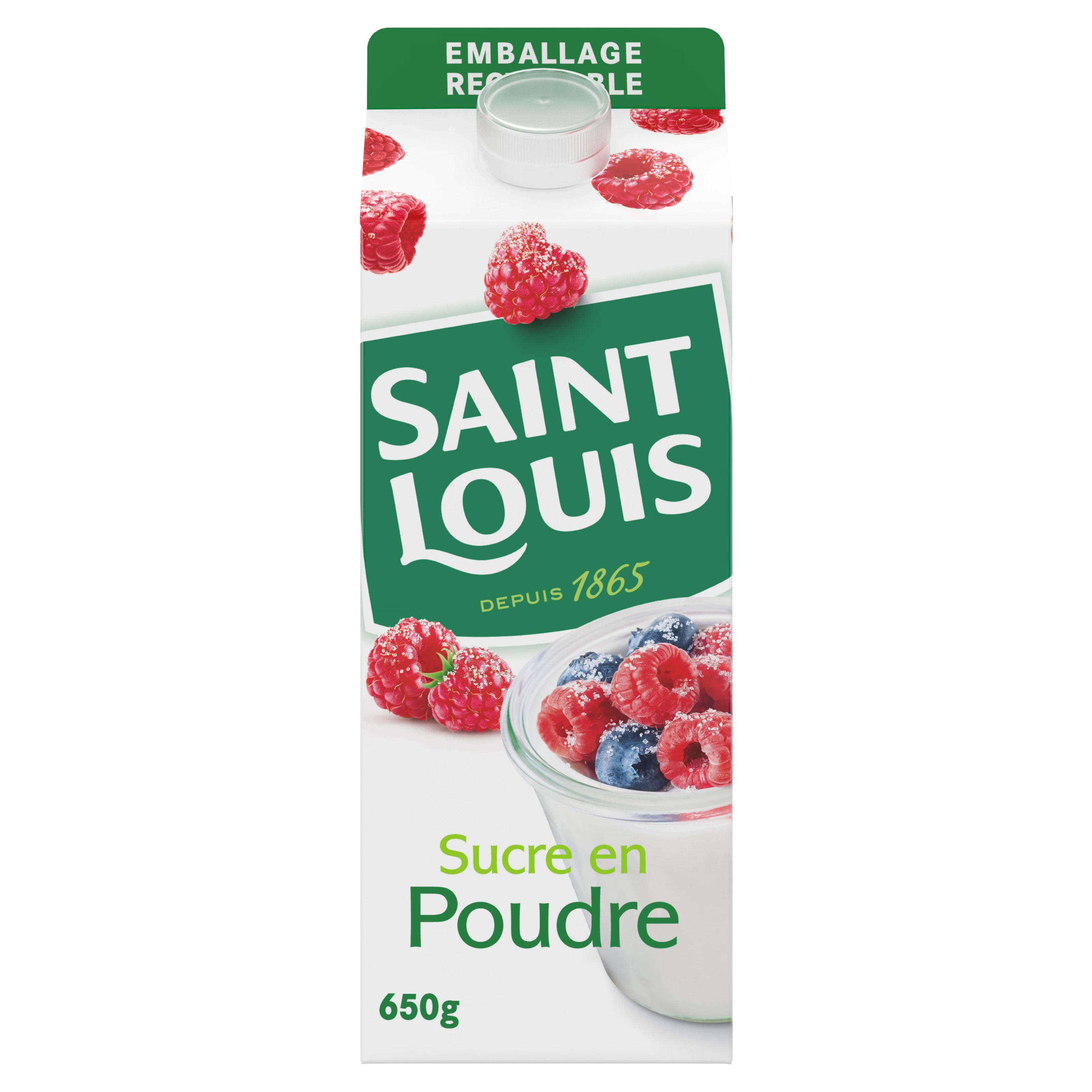 Sucre Poudre Pacote 650g - SAINT LOUIS