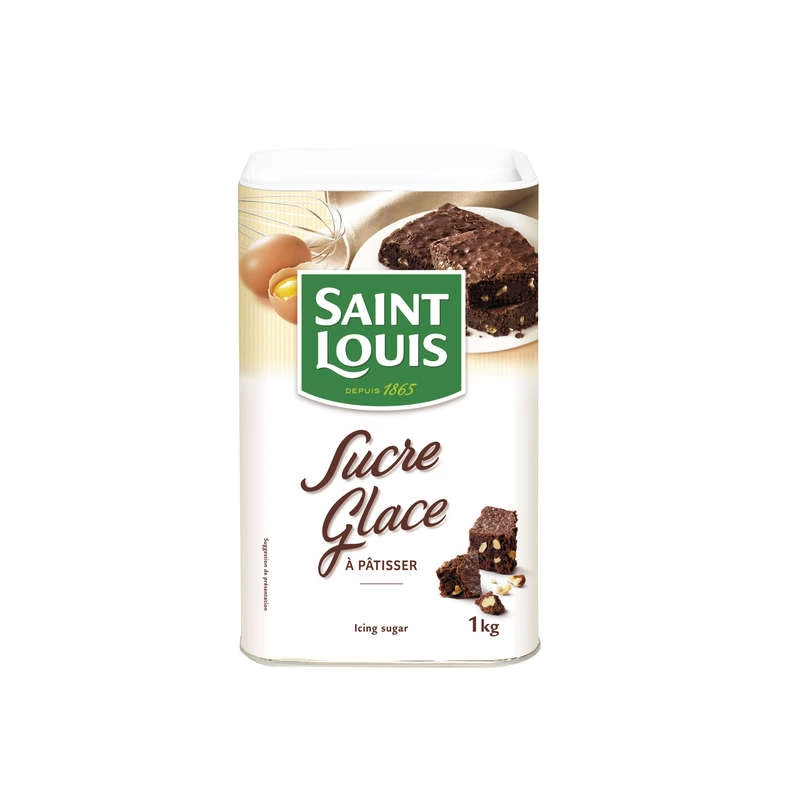 Açúcar de confeiteiro para panificação 1kg - SAINT LOUIS