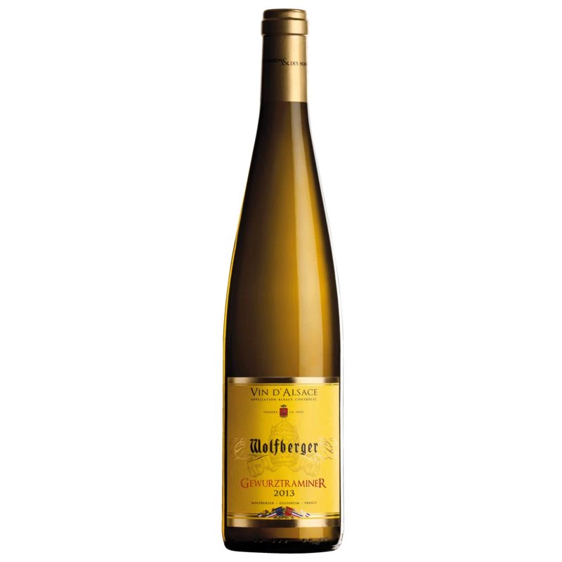 Vin Blanc Alsace Gewurztraminer, 75cL - WOLFBERGER