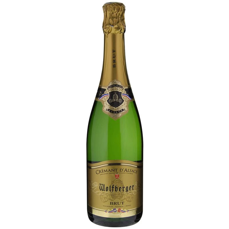 Crémant d'Alsace Brut, 11,5°, 75 cl - WOLFBERGER