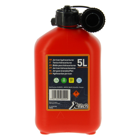 Xltech Jerrican Rouge 5l
