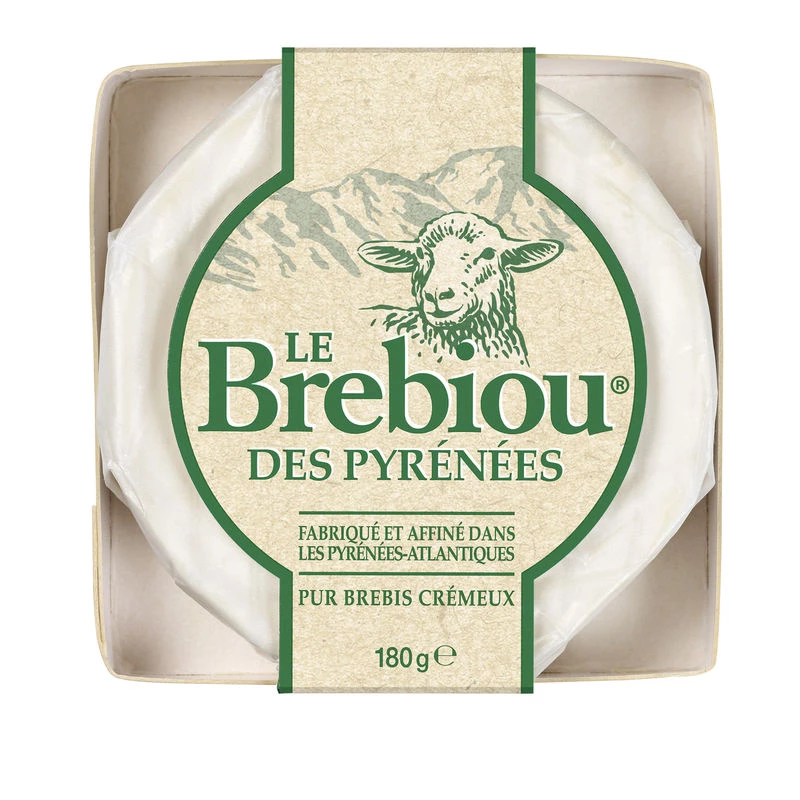 Creamy pure sheep cheese 180g - LE BREBIOU DES PYRÉNÉES
