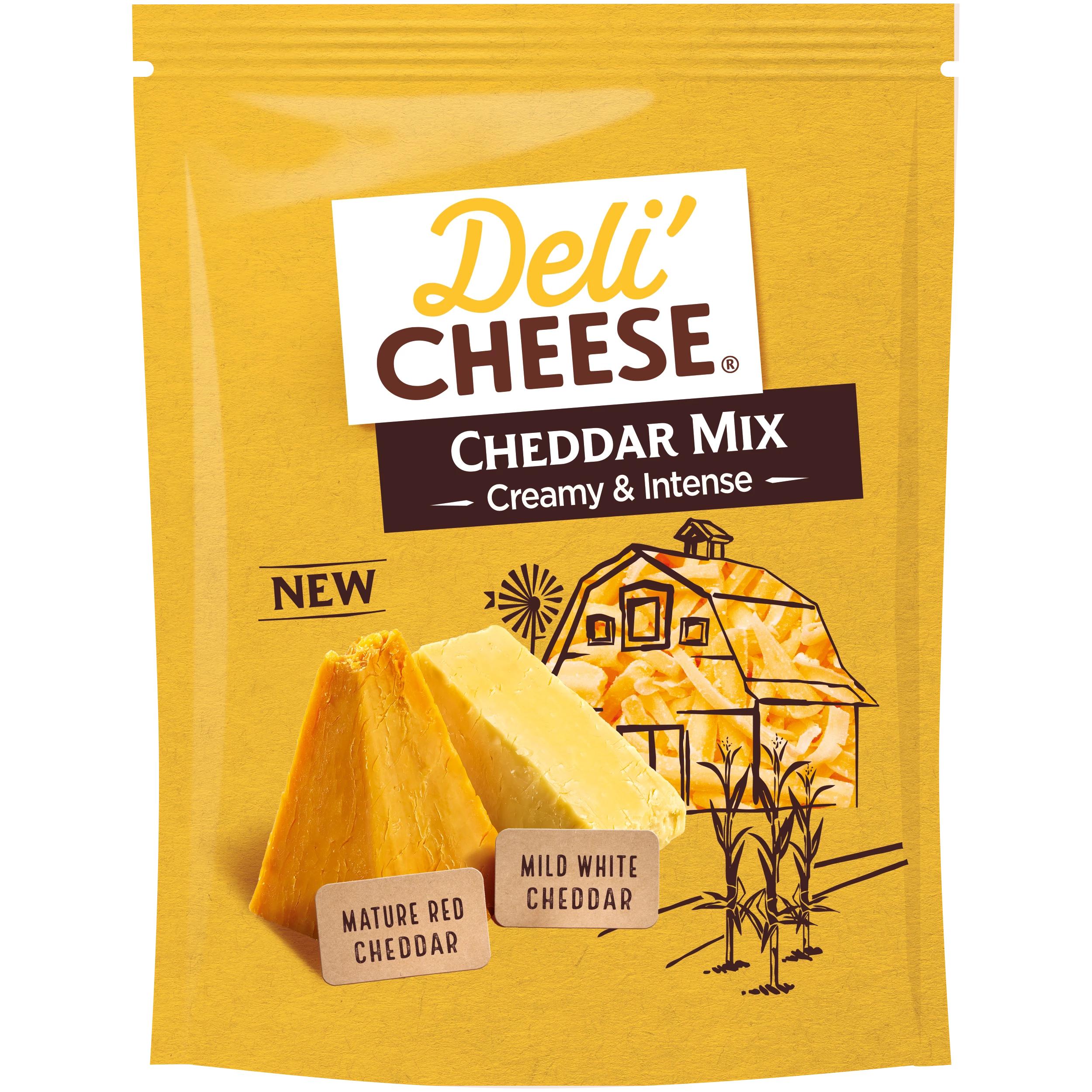 Deli Cheese Ched Mix Rape 140g