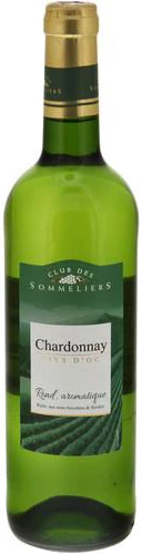 Vin Blanc, 11%, 75cl - CHARDONNAY