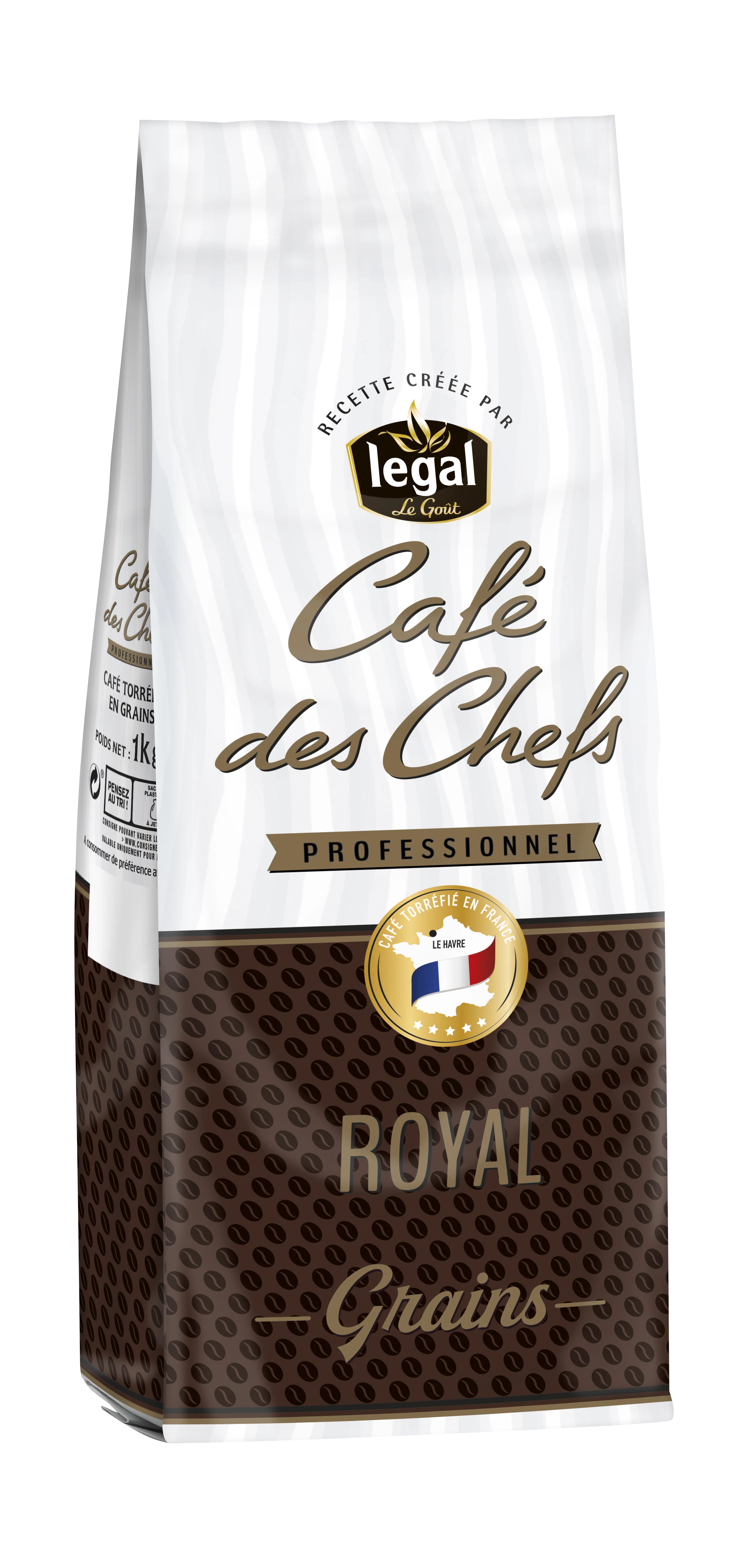 Cafe Des Chefs Grains 1kg - LEGAL