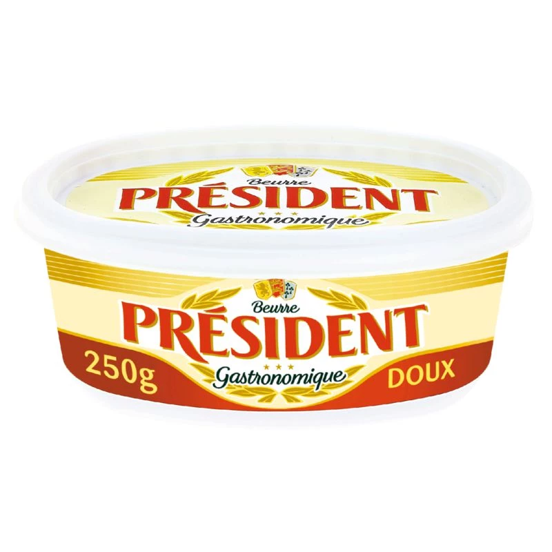 Gastronomic Sweet Butter 250g - President