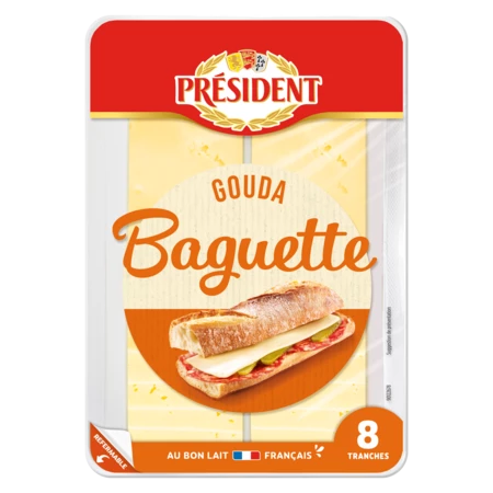 120g T Baguette Gouda Presid - PRÉSIDENT