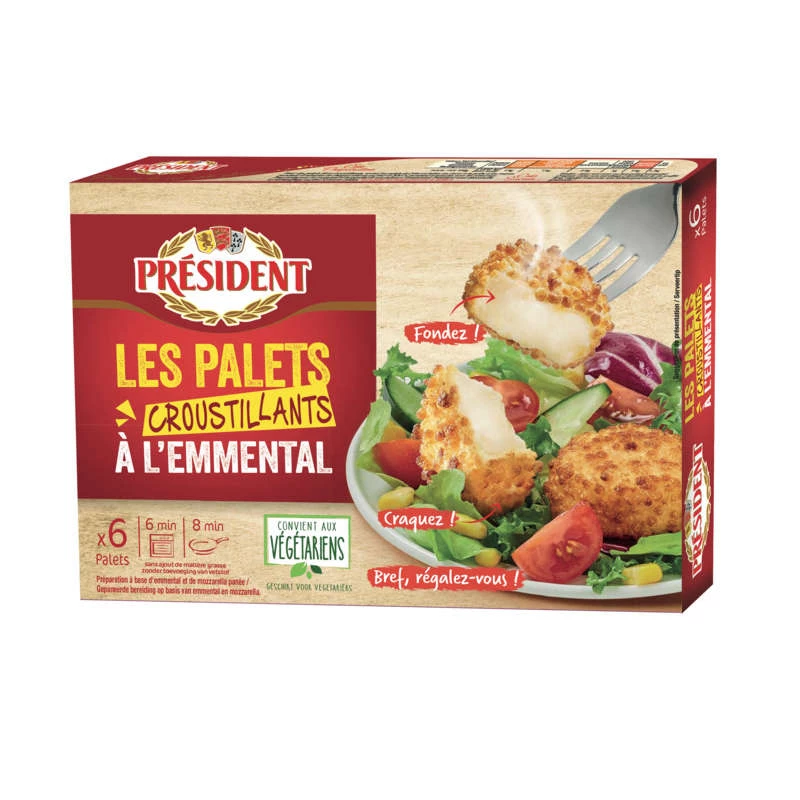 Palets croustillants à l'emmental 150g - PRESIDENT