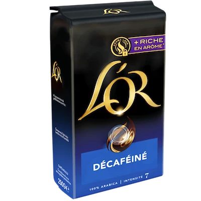 Entkoffeinierter gemahlener Kaffee 250g - L'OR