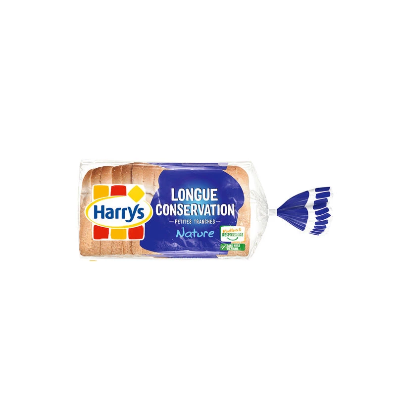 Pain de mie nature longue conservação x16 250g - HARRY'S