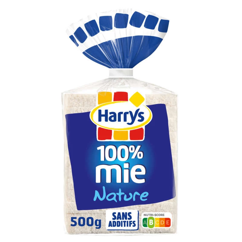 Pain de mie nature x12 500g - HARRY'S