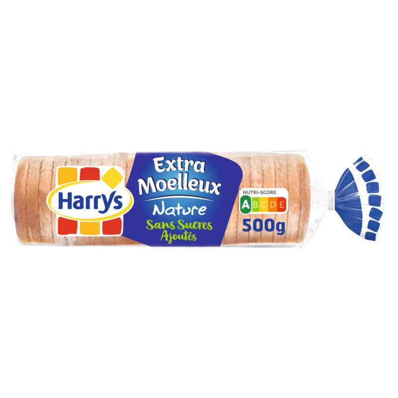 Extra weiches geschnittenes Brot ohne Zuckerzusatz, 500 g - HARRY'S