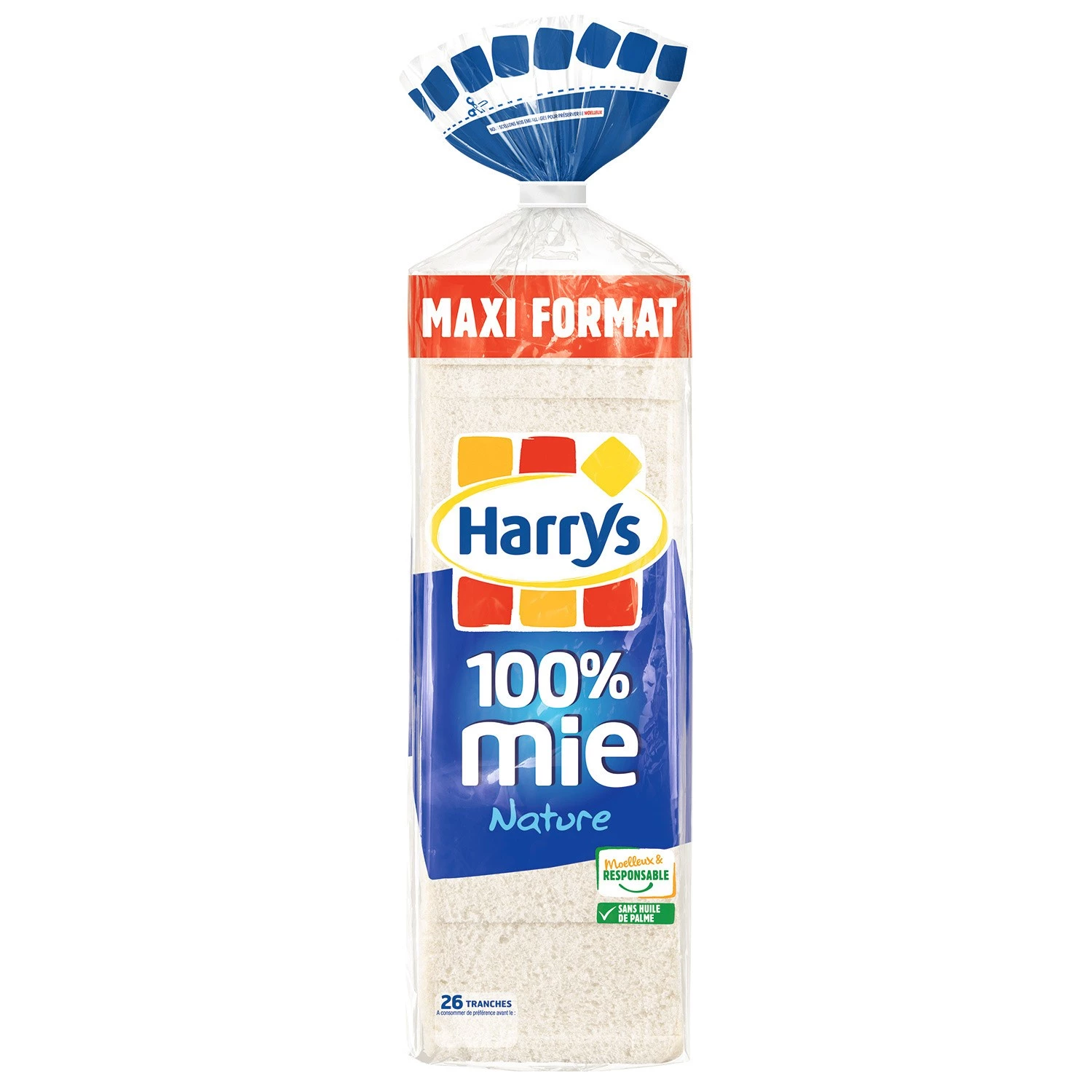 Pane per tramezzini semplice senza crosta x26 650g - HARRY'S