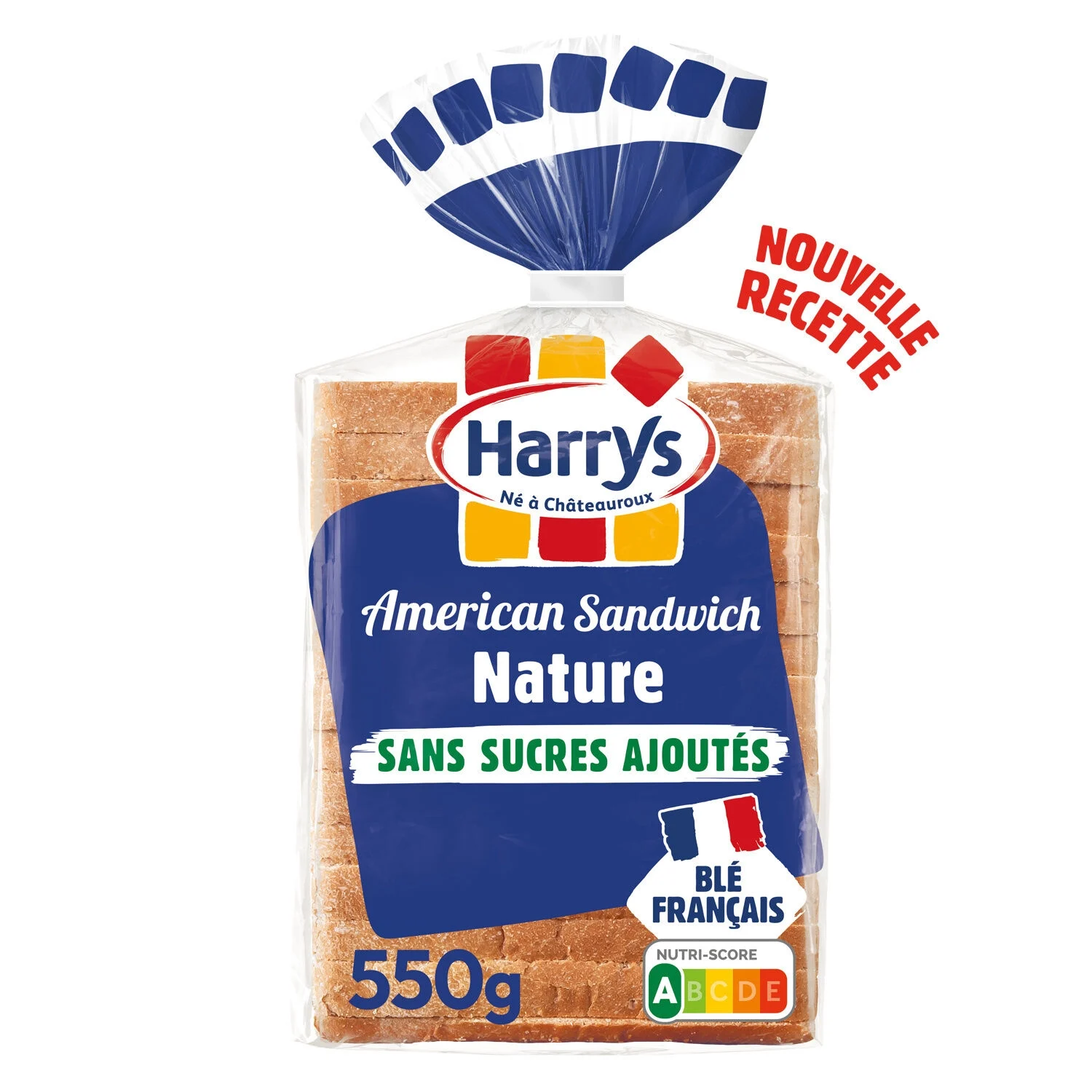 Shadow bread American Sandwich Nature without added sugars without additives 550g - Harrys