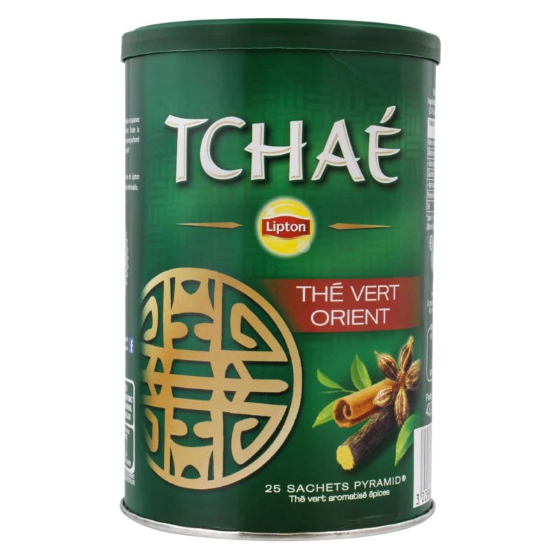 Lipton Tchaé Thé Vert Orient 25 Sachets Pyramides