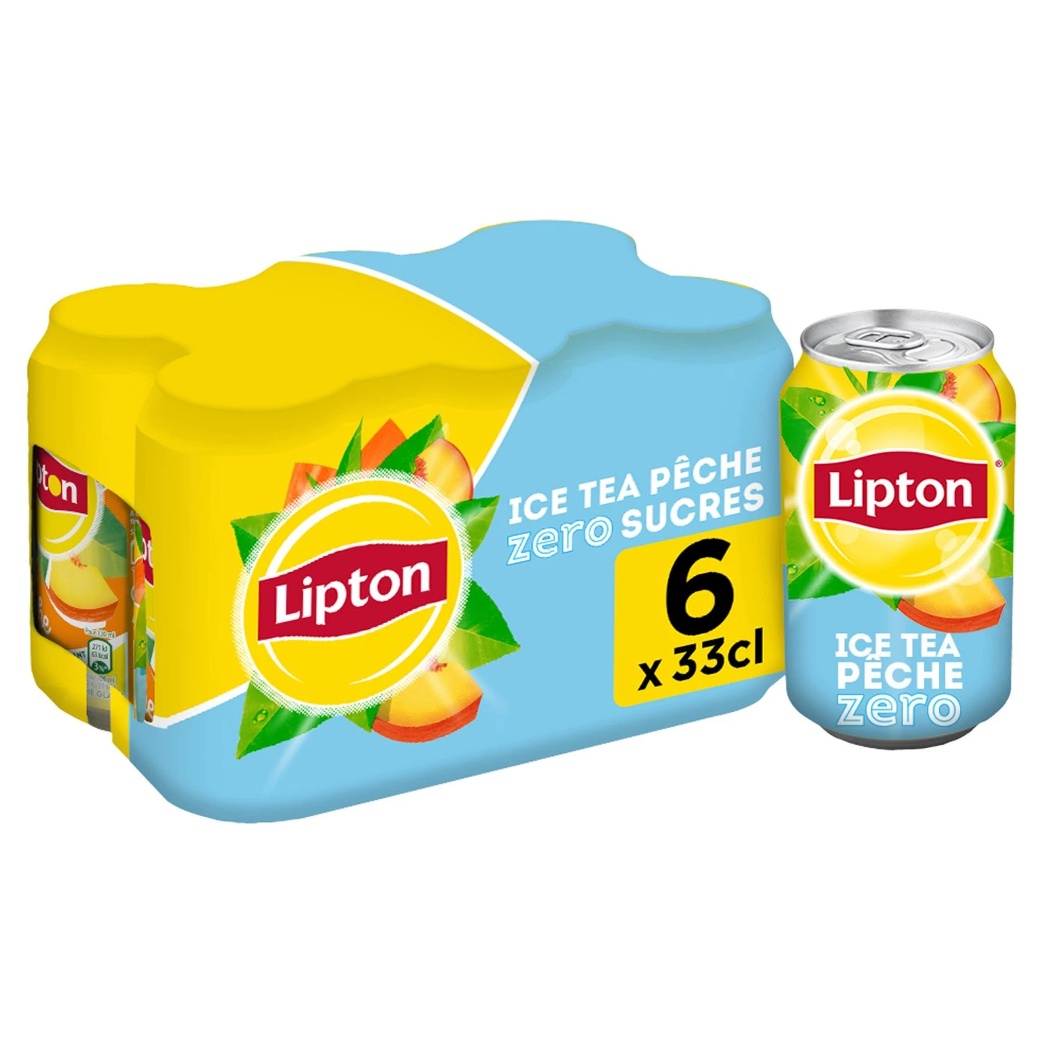 Lipton Eistee. Peche Light 6x33