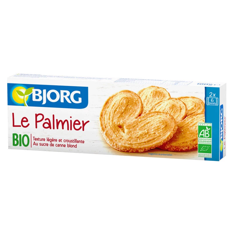 Bisc Palmier Bjorg 100g Bio