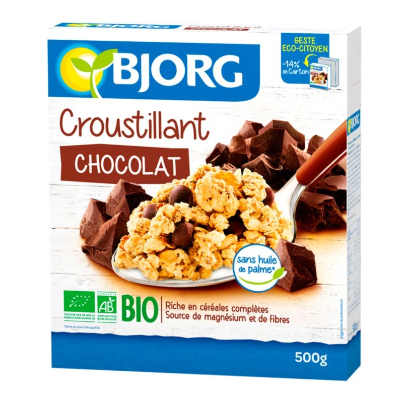 Cioccolato croccante biologico 500g - BJORG