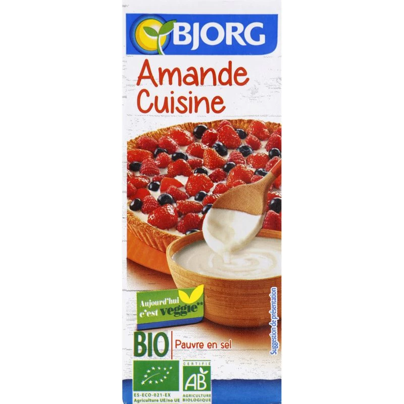 Amande Cuisine 20cl Bio Bjorg