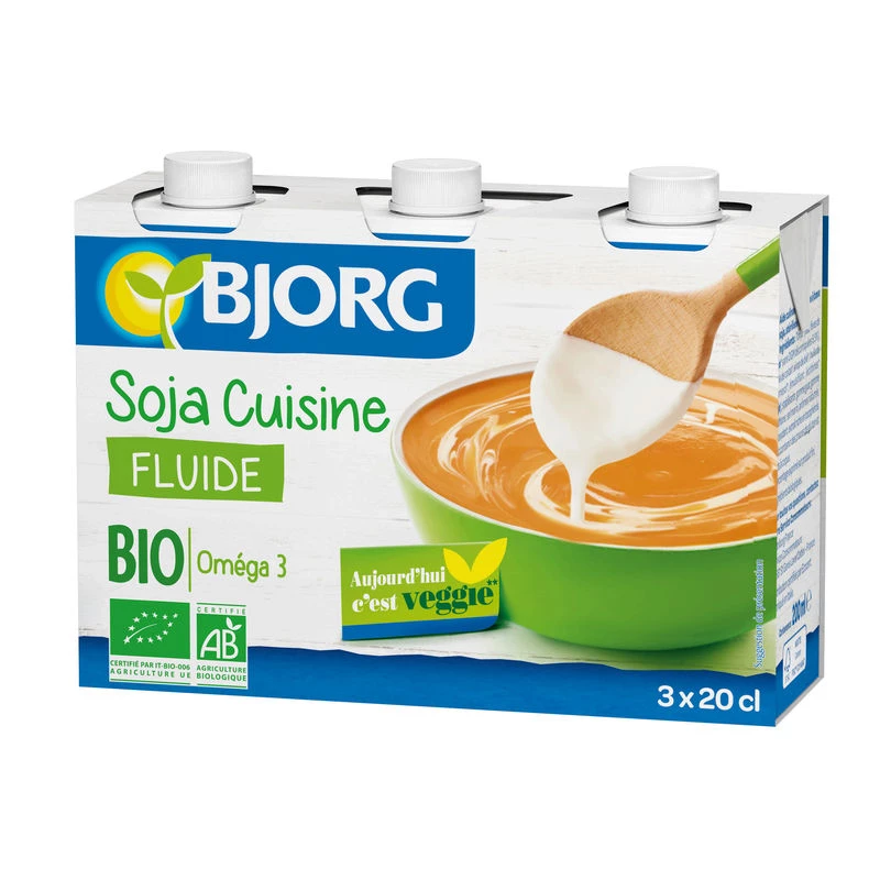 Соя Cuisine Bjorg 3x20cl Био