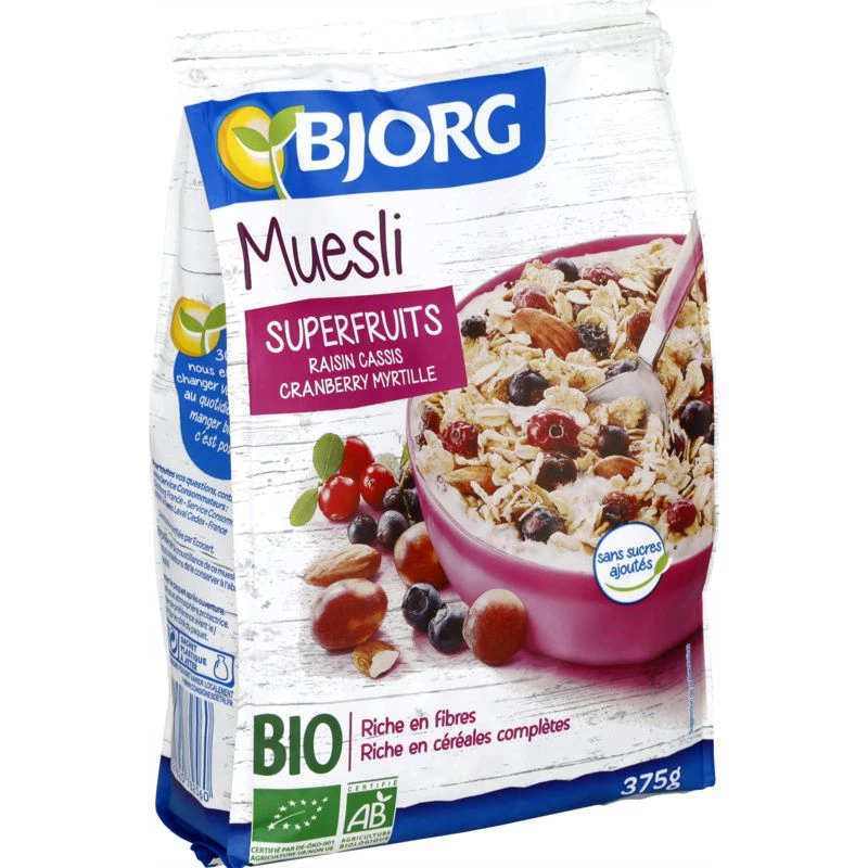 Muesli superfrutti Bio 375g - BJORG