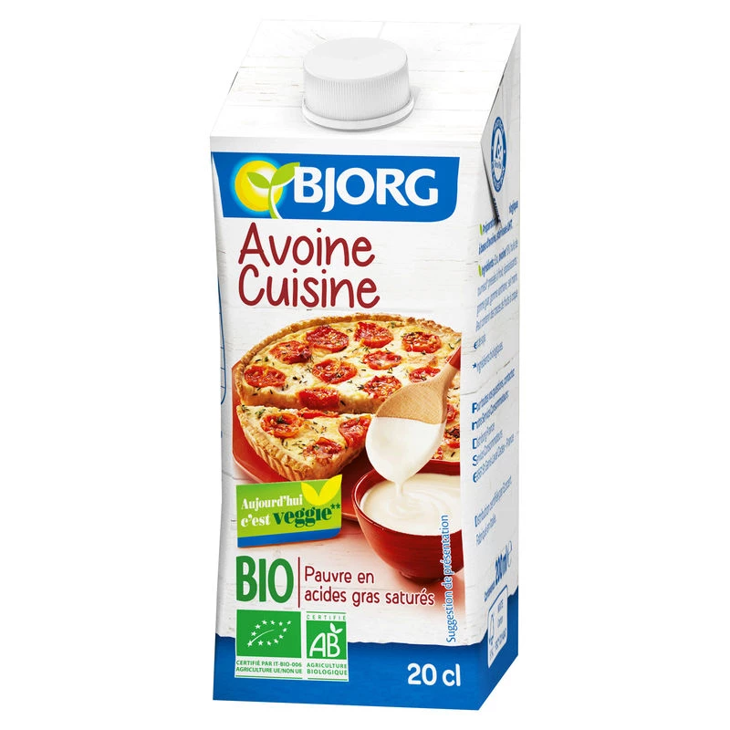 Avoine Cuisine 200ml Bio Bjorg