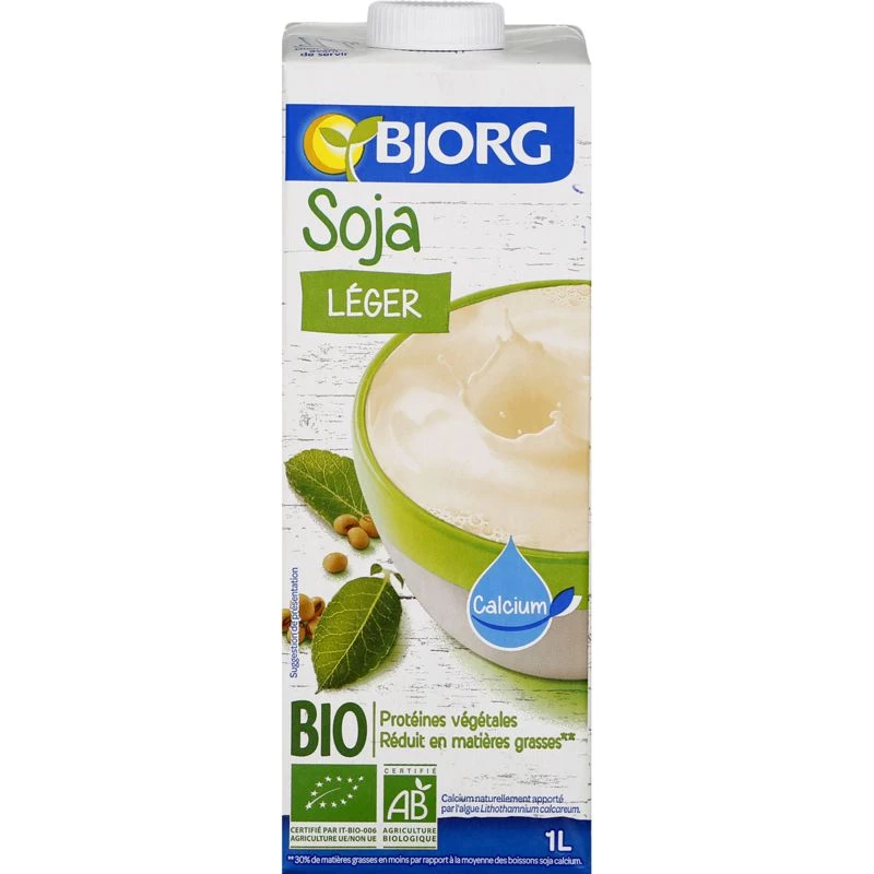 Boisson Soja Leger 1l Bio