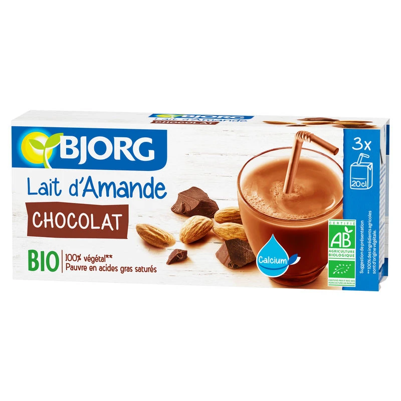 Lt Amande Choco Bio 3x20cl