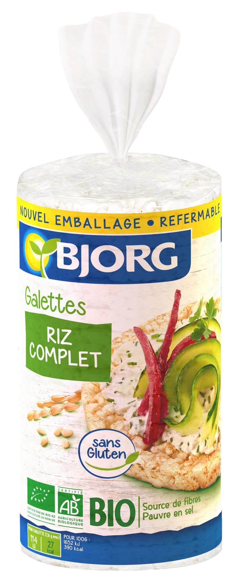 Organic Brown Rice Cakes 130g - BJORG