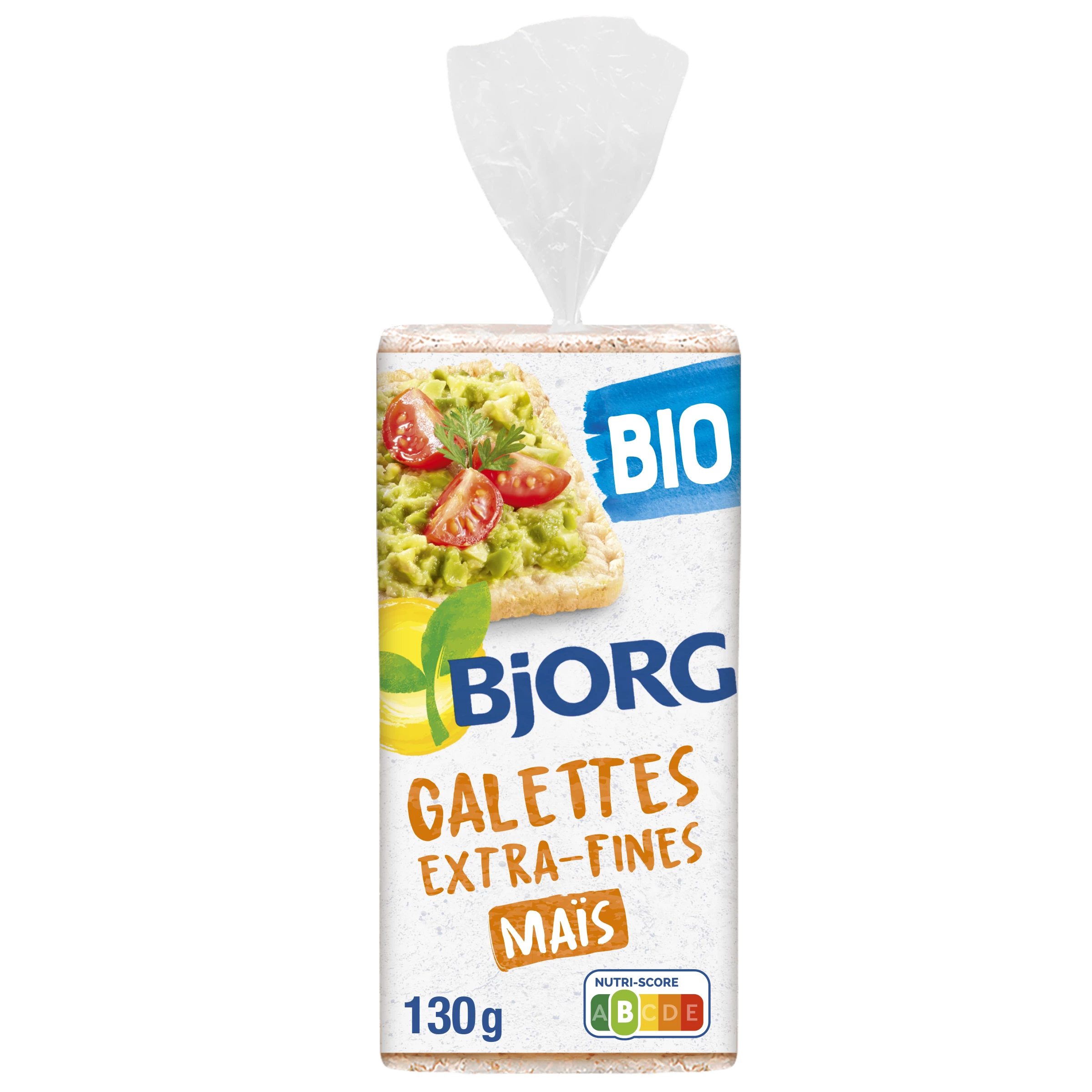 Organic Extra Fine Corn Cakes 130g - BJORG