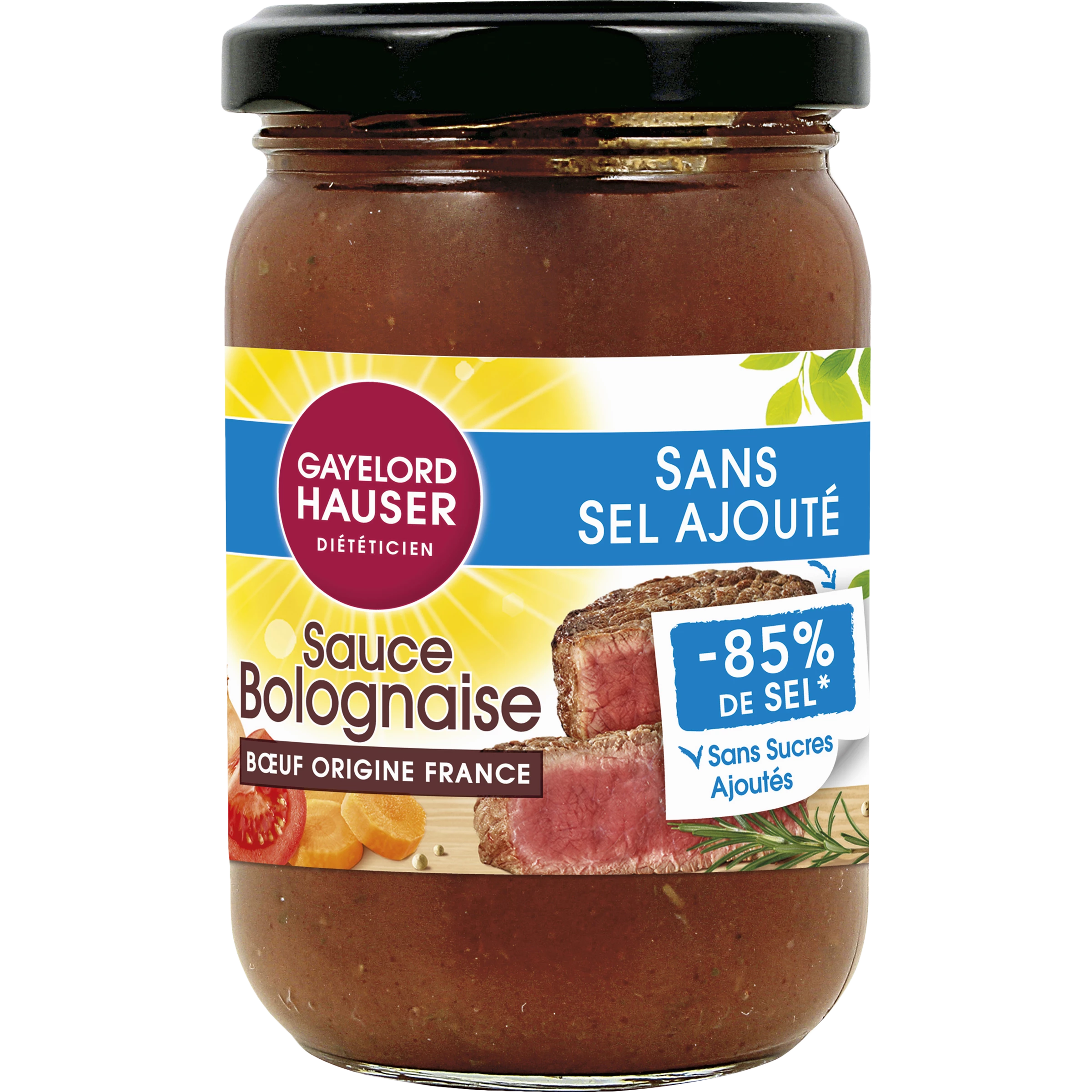 Sauce bolognaise sans sel ajouté - GAYELORD HAUSER