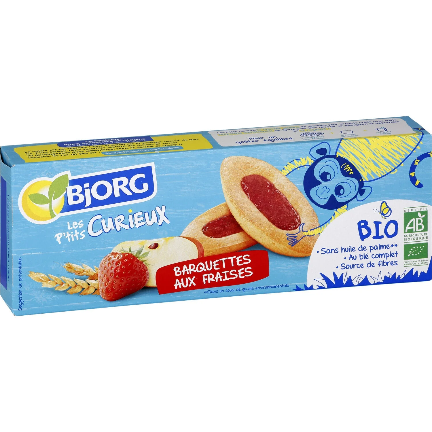 Bjorg Strawberry Kid Tray 120g