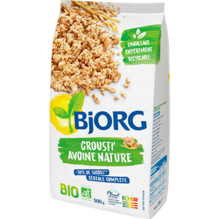 500g Crousti Avoine Nature Bio
