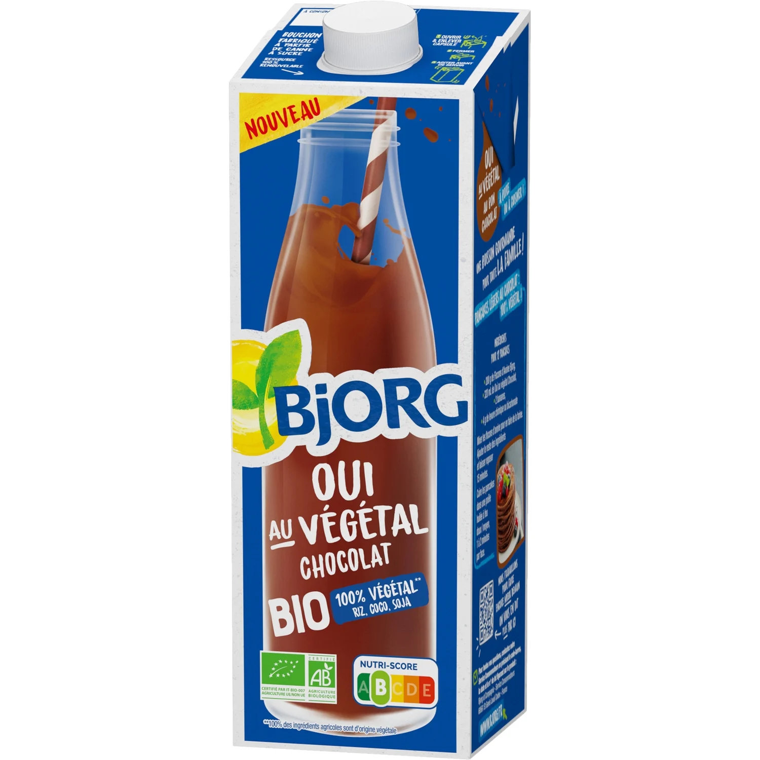 1l Yes Au Sô Cô La Hữu Cơ Thực Vật - BJORG