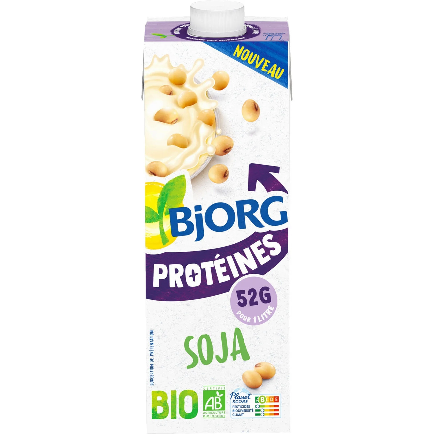 1l Organic Soy Protein Drink - BJORG