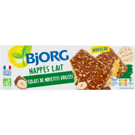 150g Organic Milk Choc Nappes - BJORG
