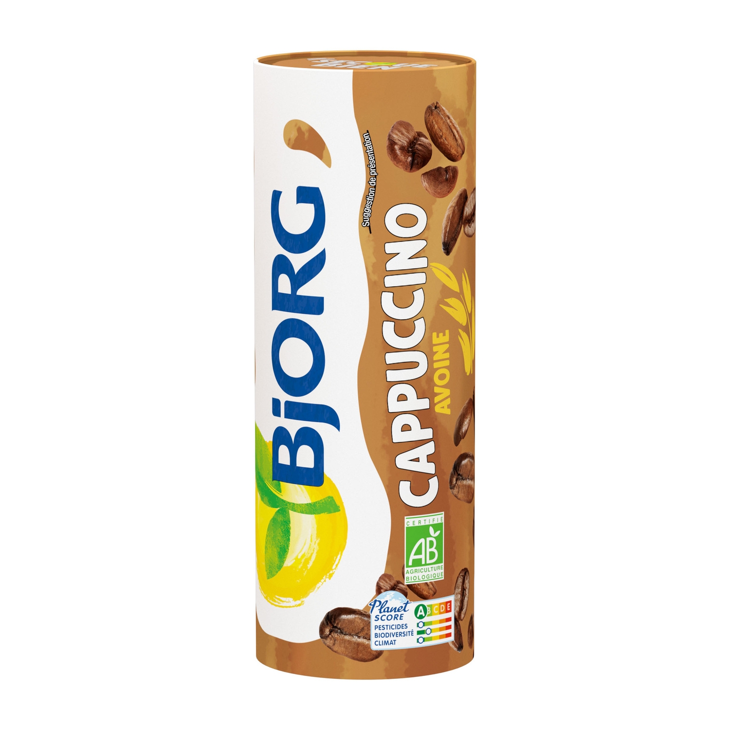 Boisson cappuccino à l'avoine bio en canette 23 cl - BJORG
