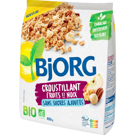 Croustil Frui Et Noix Bio 450g