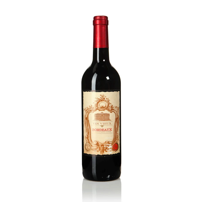 Vin Vieux Rouge de Bordeaux, 12°, 75cl