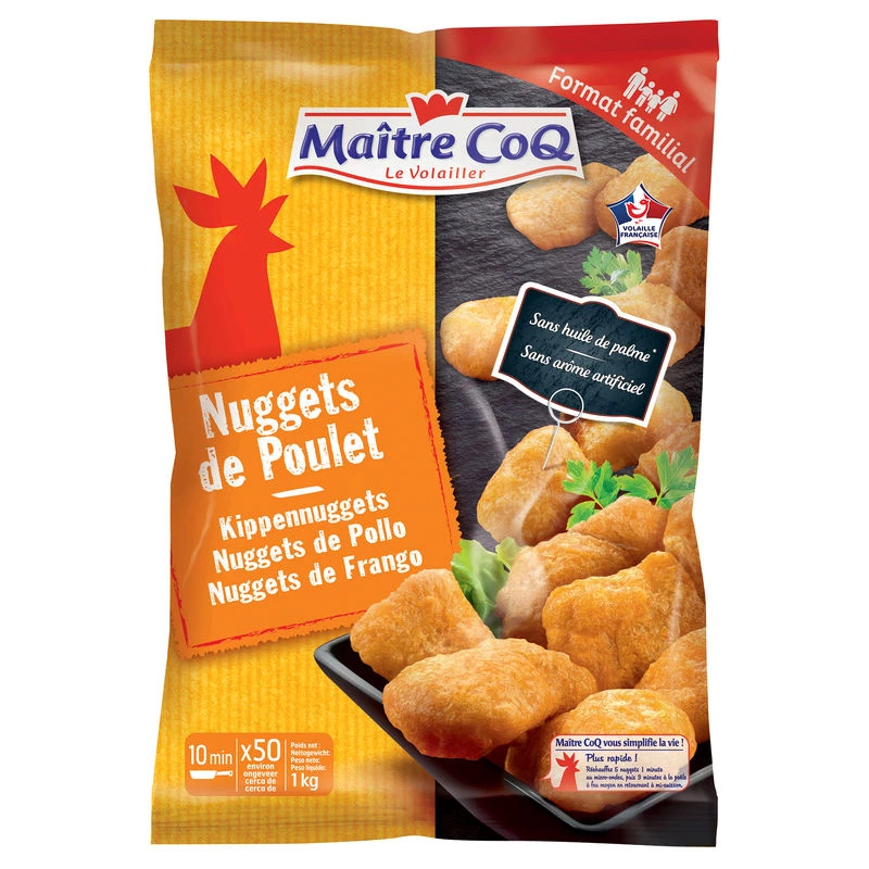 X50 1Kg куриные самородки - MAÎTRE COQ