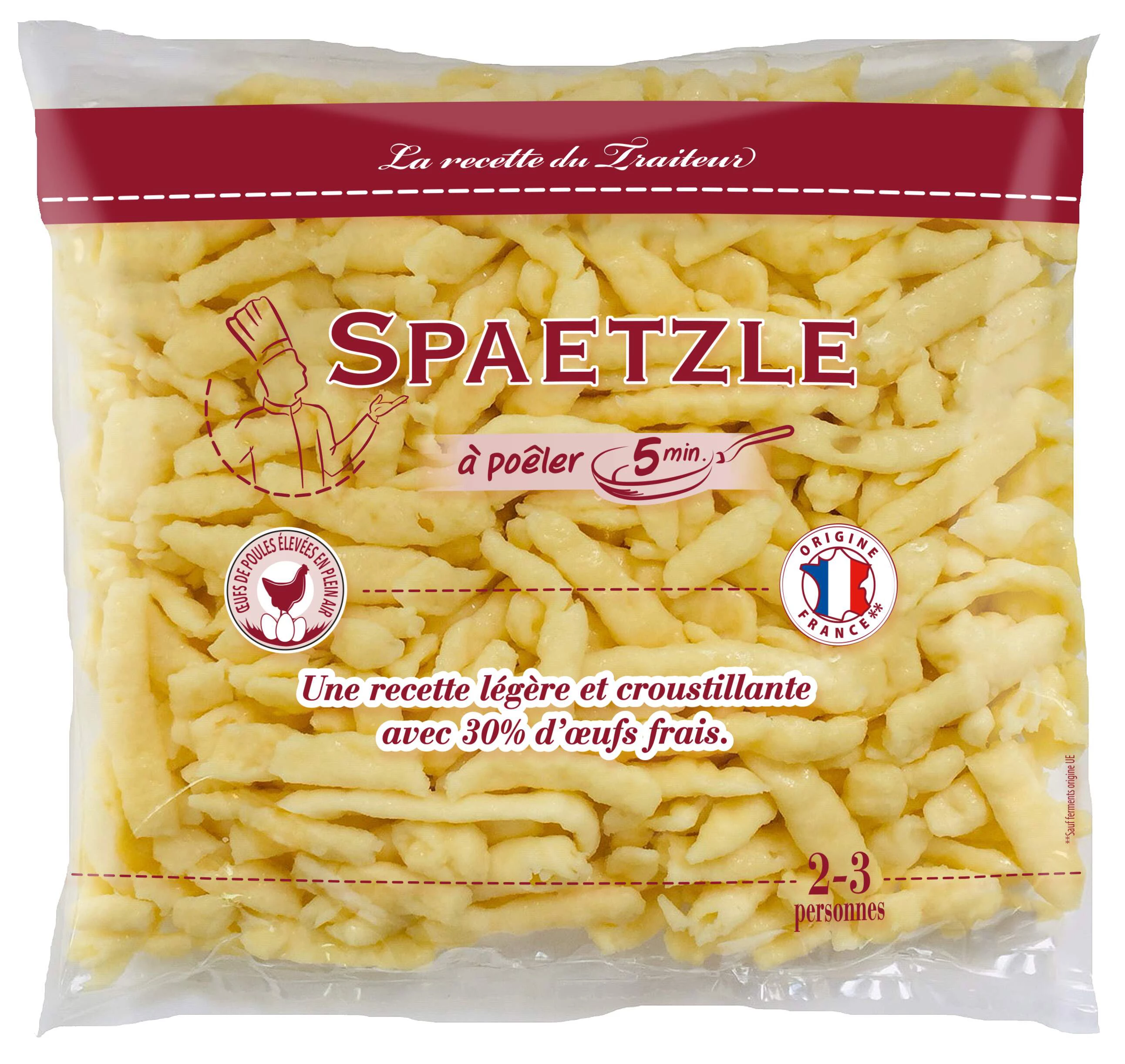 Spaetzle Queso Blanco 400g