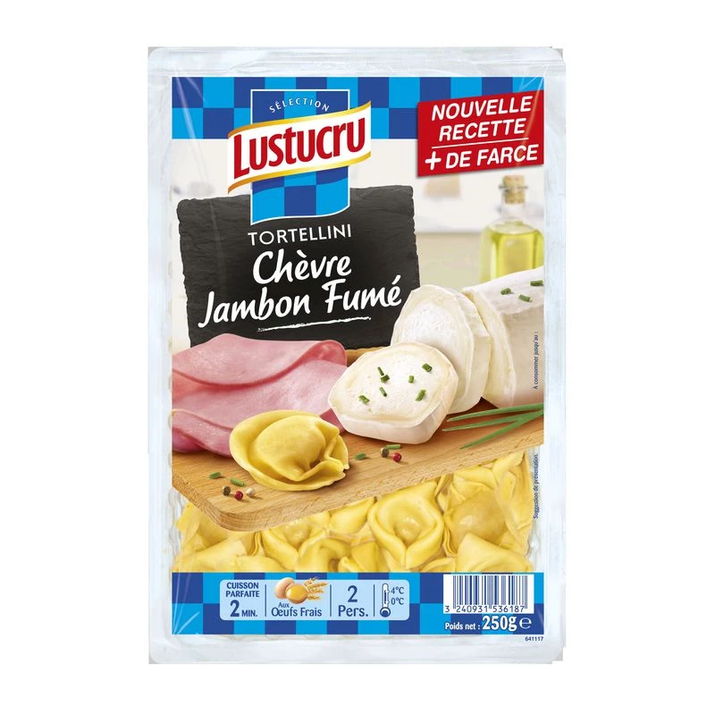 Tortellini Chevre Lardon 250g