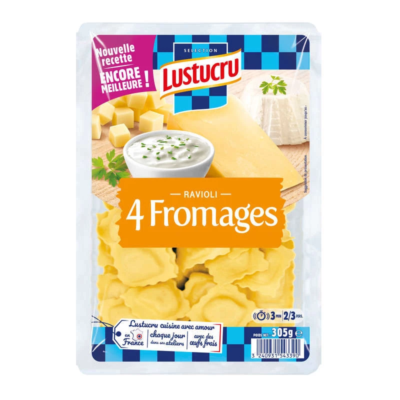Ravioli Ai 4 Formaggio 305g