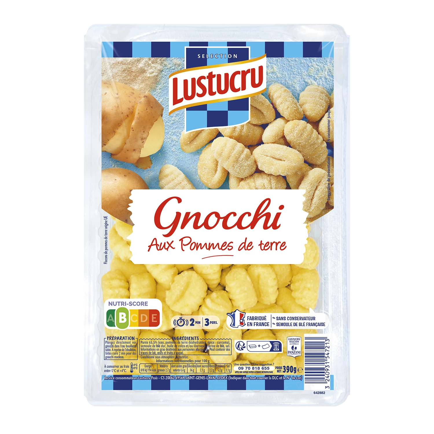Gnocchi Lustucru 390g