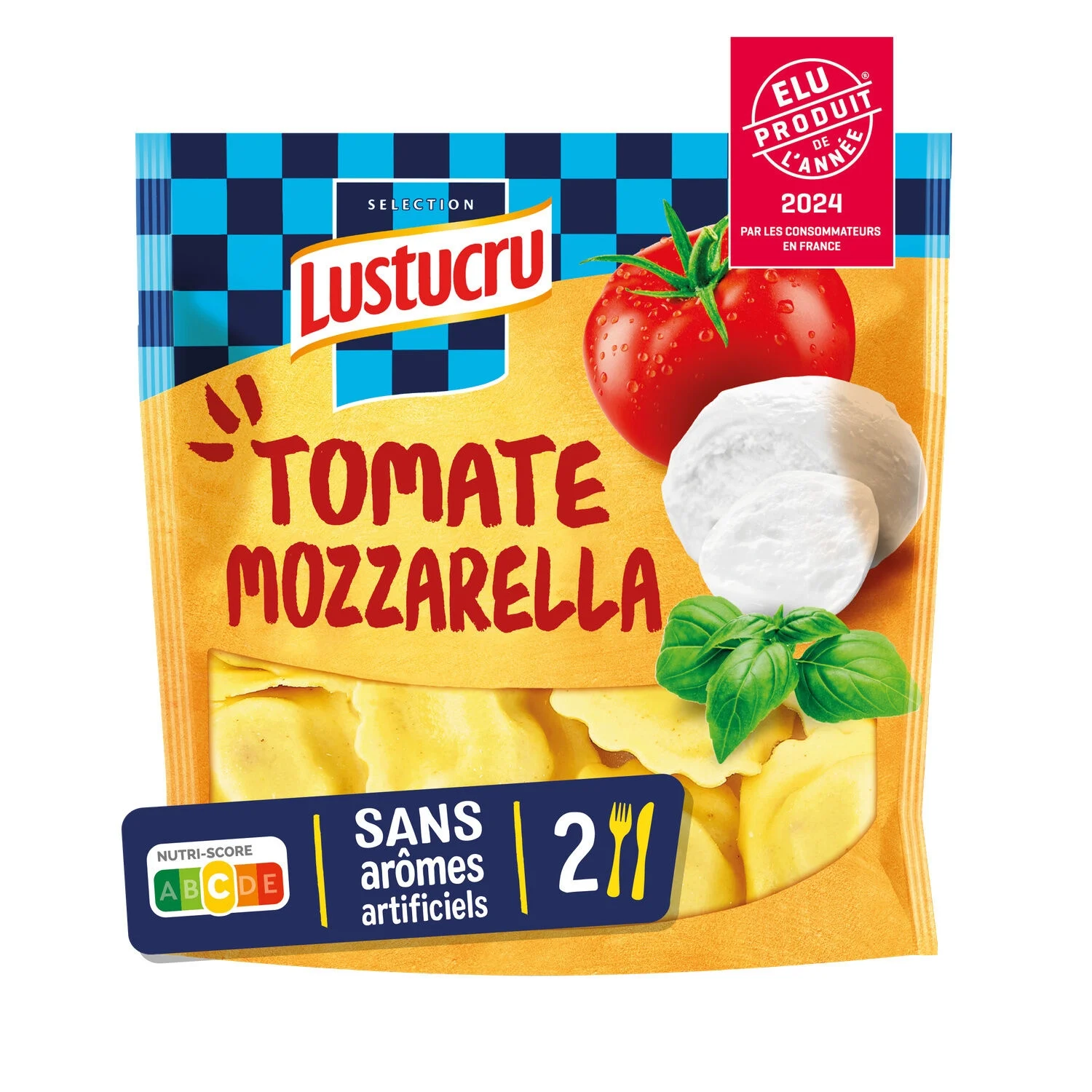 Fresh pasta Girasoli Tomatoes Mozzarella 250g - Lustucru