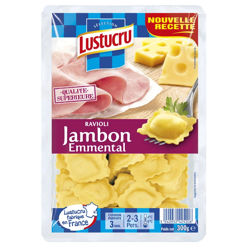 Ravioli Jambon Emmental 300g