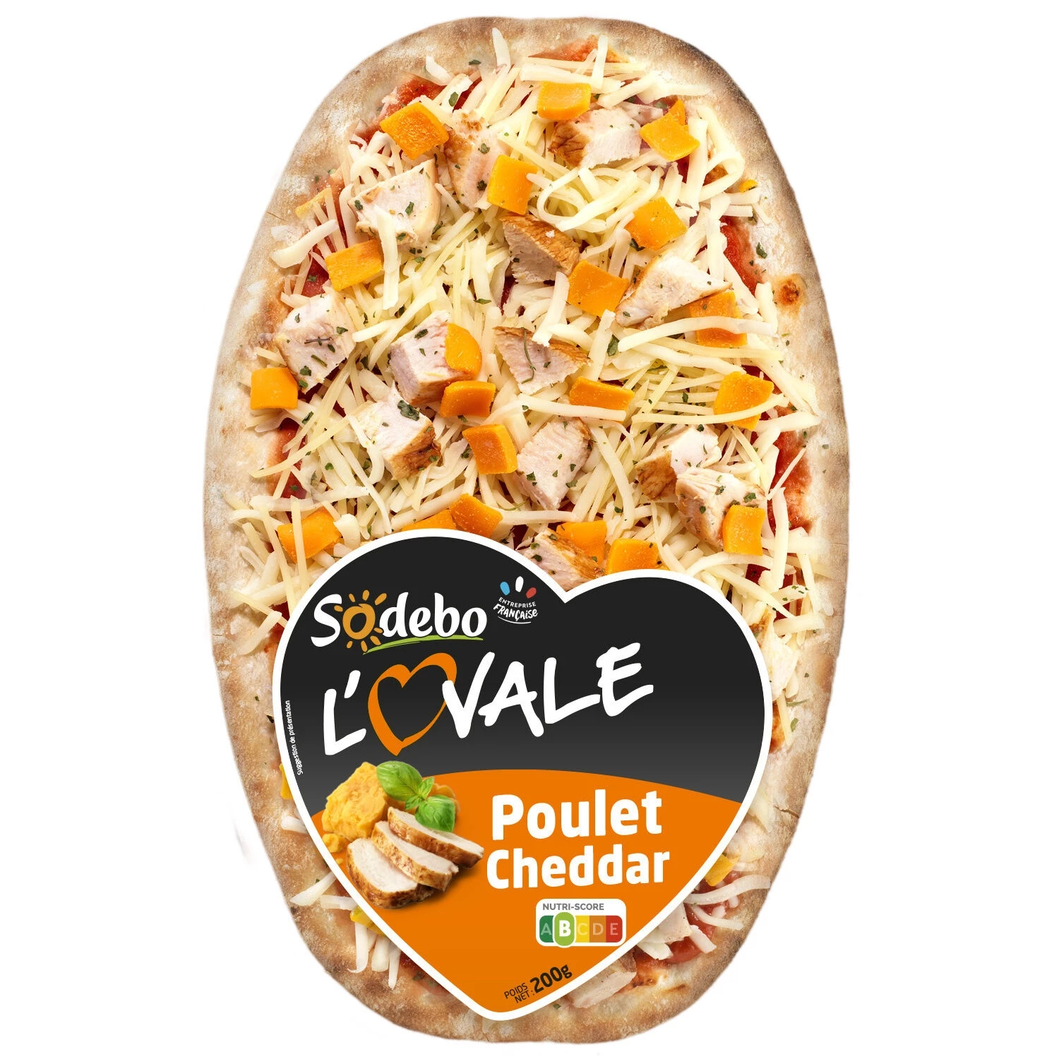 Chicken Pizza L'ovale 200g - Sodebo