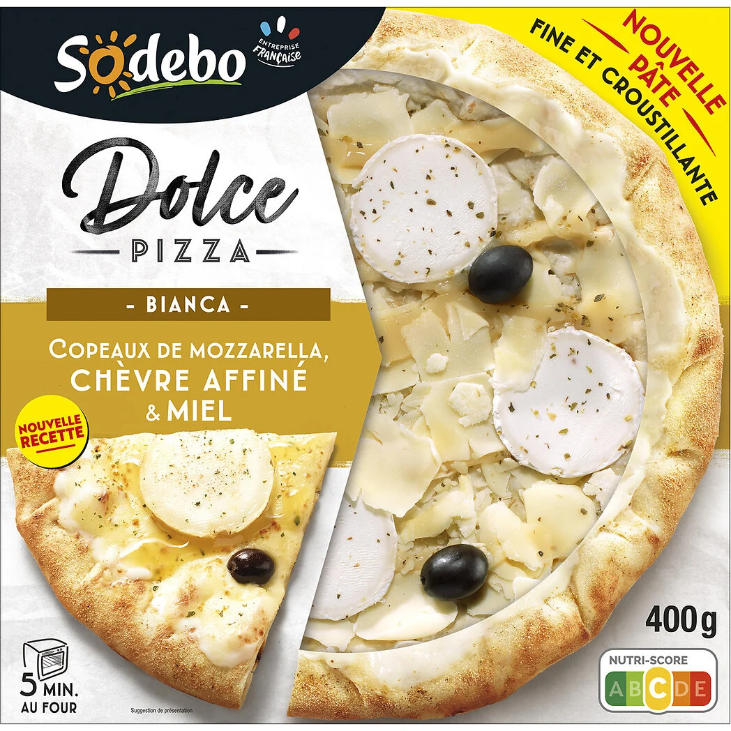 Honey Goat Cheese Pizza 400g - Sodebo